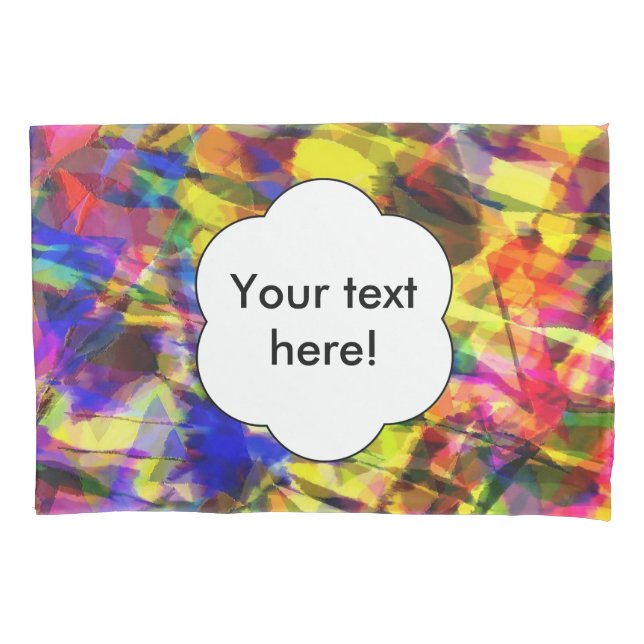 Formas de desaparecimento coloridas design abstrat (Frente)