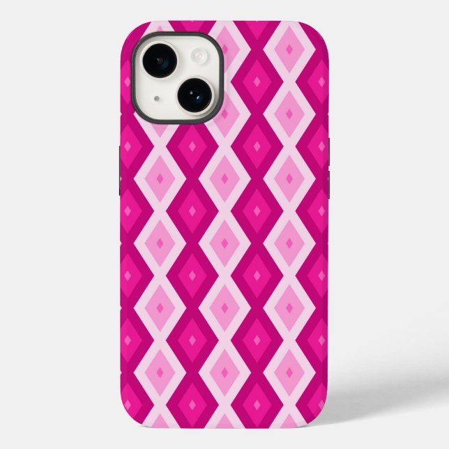 Formas de diamante fuchsia (Verso)