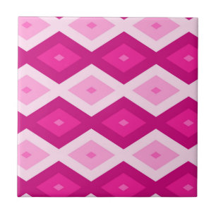 Formas de diamante fuchsia