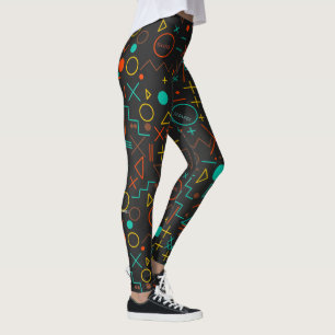 Formas de Leggings All-Over-Impressão