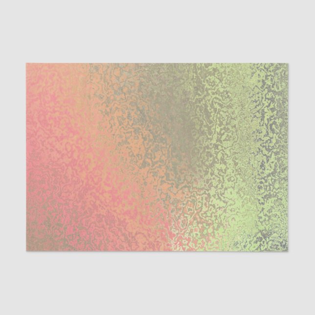 Formas de Livro Verde e de Papel Padrão Laranja (Frente )