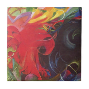 Formas de Luta por Franz Marc, Arte Fina Antiga