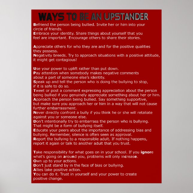 Formas de ser um Poster mais alto (Frente)