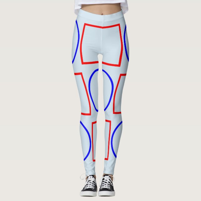 Formas geométricas Leggings Funky (Frente)