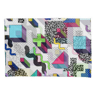 Formas geométricas multicolores, padrão retrorrefl