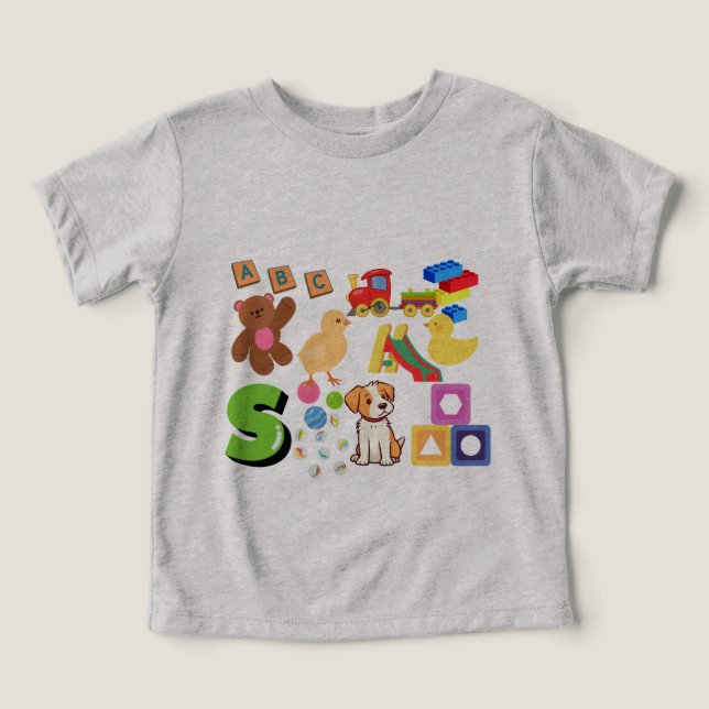 Formas para crianças e brinquedos (Design frontal)