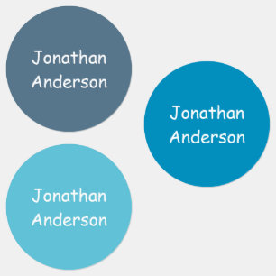 Formas Personalizadas de Etiquetas de Nome de Cria