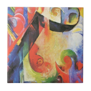 Formas Quebradas por Franz Marc, Arte Abstrato Vin
