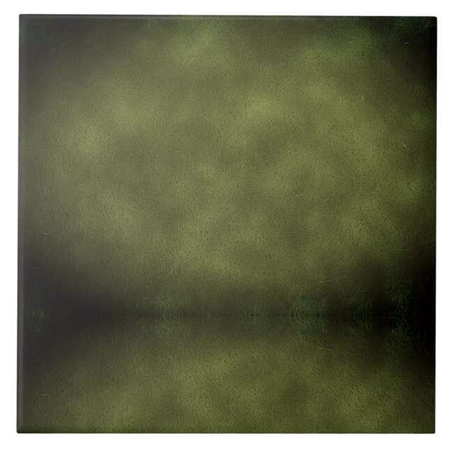 Formas Texturizadas De Verdes - Azulejo Cerâmico (Frente)