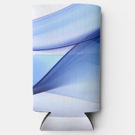 Formas transparentes, azuis e lavandas