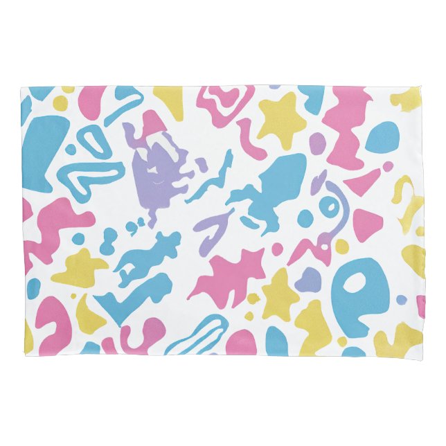 Formas vibrantes coloridas e pastéis divertidos (Frente)