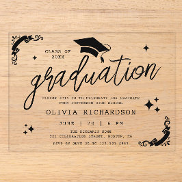 Formatura Personalizada Elegante Roteiro Estrelas