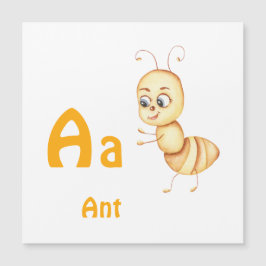 Formiga personalize ABC: Letra A - Adicione Seu No