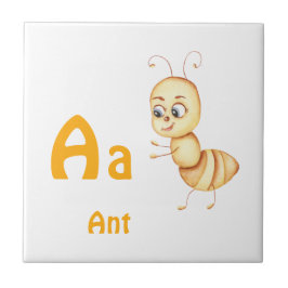 Formiga personalize ABC: Letra A - Adicione Seu No