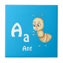 Formiga personalize ABC: Letra A - Adicione Seu No