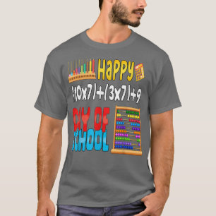 Fórmula Matemática 100 Dias de Camisa Escolar para