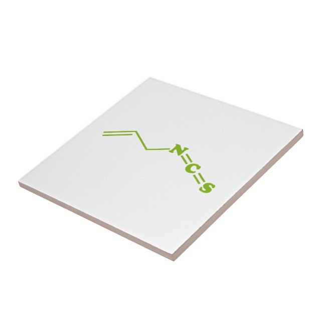 Fórmula Molecular Wasabi Allyl Isotiocianato (Lateral)