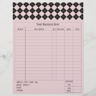 Formulário de Pedido de Estilo Rosa