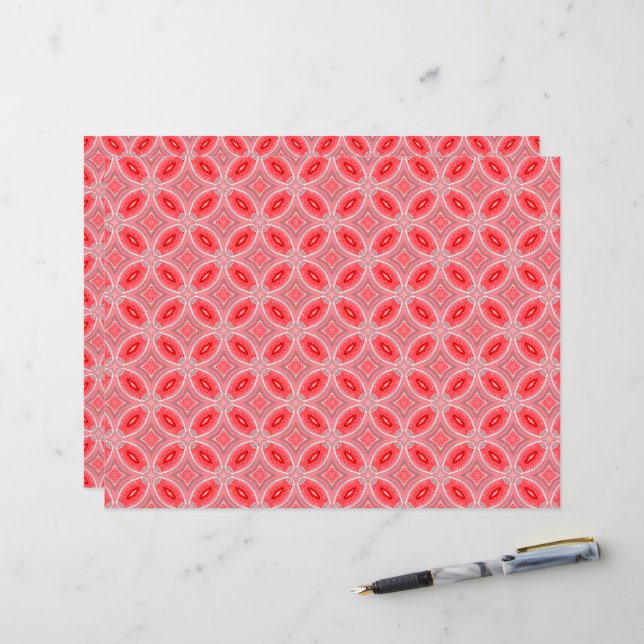 Formulários de Flor Abstrato (Frente/Verso In Situ)