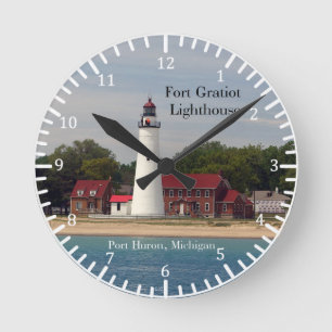 Fort Gratiot Lighthouse do relógio de água