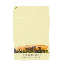 Fort Lauderdale Skyline & Coordenadas