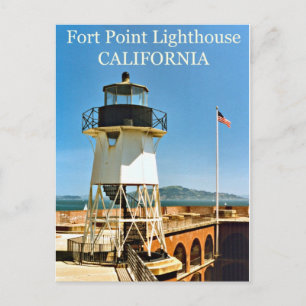 Fort Point Lighthouse, Cartão postal da Califórn