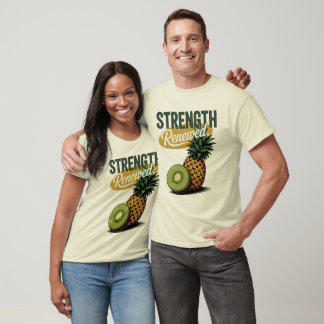 Fortalecimento da camisa retrô de Kiwi de abacaxi