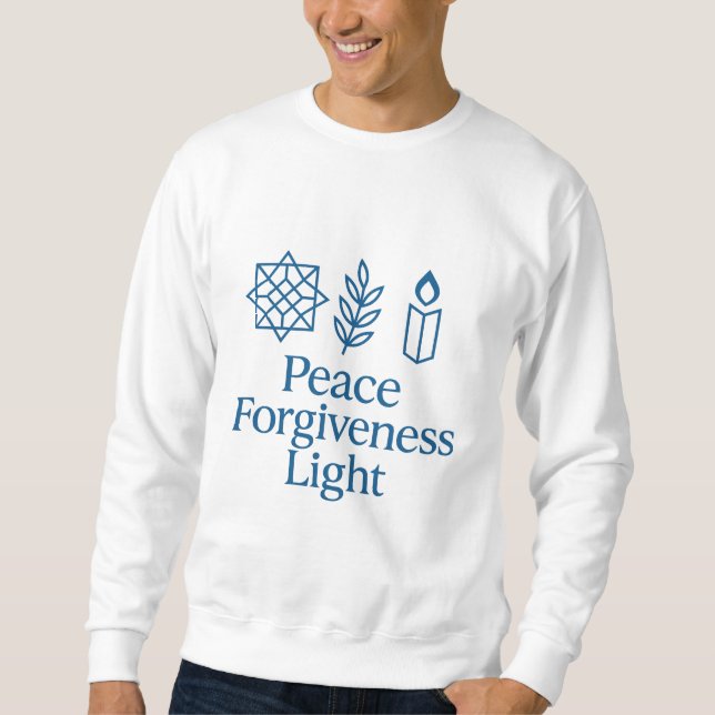 Fortalecimento da paz Camisa de suor espiritual le (Frente)