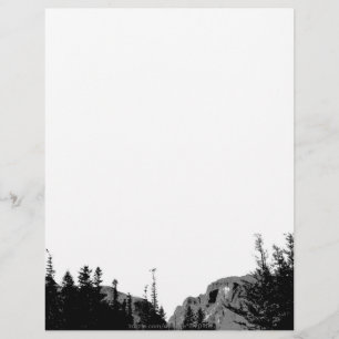 Fortalecimento/paisagem de montanha em B/W