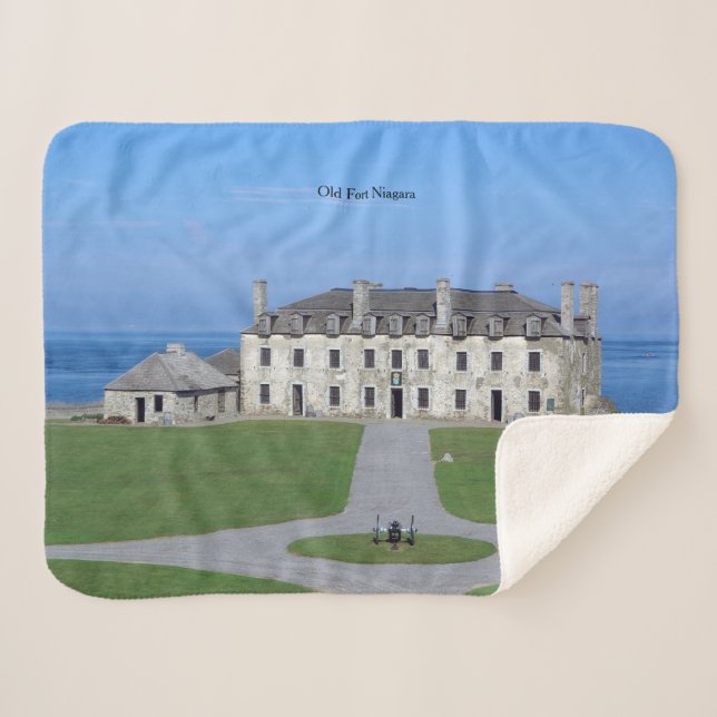 Forte antigo Niagara Barracks sherpa cobertor (Frente (Horizontal))