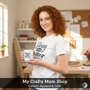 Forte como uma camiseta mã negra moderna com scrip