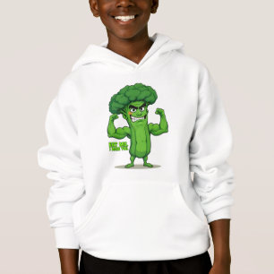 Forte Veggies Club-Flexível Brócolis Funny Cartoon