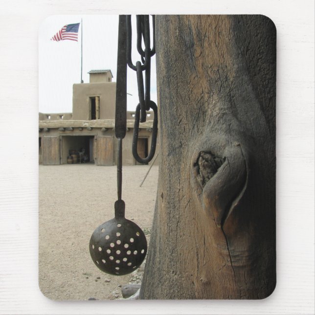 Forte velho Mousepad das curvaturas (Frente)