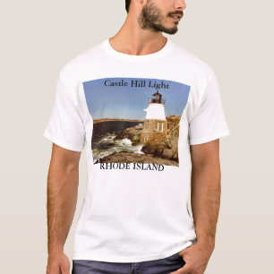 Fortifique a luz do monte, Rhode - camisa da ilha
