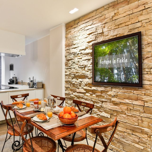 Fortune é um poster fictício do provérbio inspirac (Criador carregado)