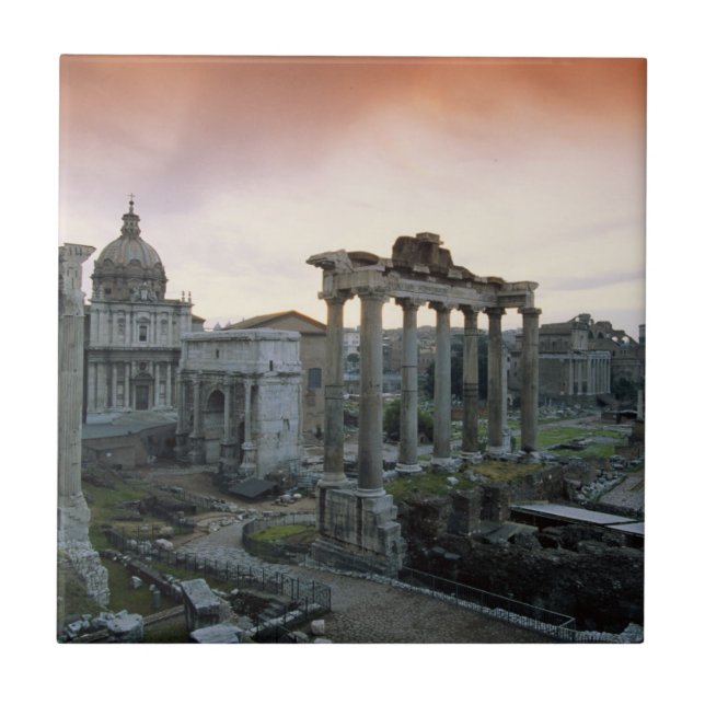 Fórum Romano ao amanhecer (Frente)