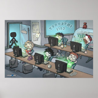 Forumwarz Internet Café Poster