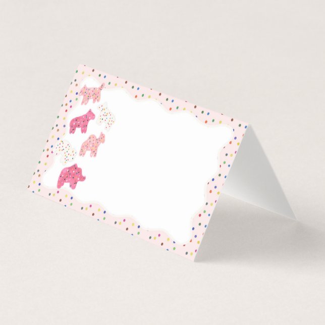 Fosco Animal Cookies Colocar Mesa da placa (Frente)