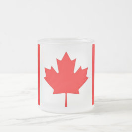 Fosco de caneca de vidro pequena com bandeira do C