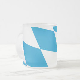 Fosco de pequena caneca de vidro - bandeira da Bav
