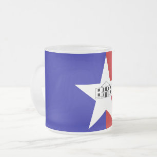Fosco pequeno caneca de vidro - bandeira de San An