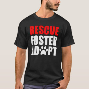 Foster De Emergência Adotar Camiseta Animais Para