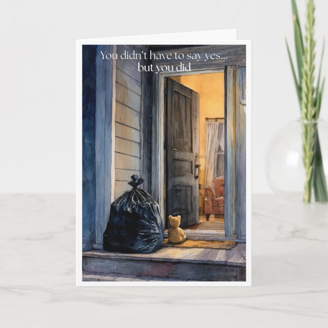 Foster Parente Cartões de agradecimentos ・ (Frente)