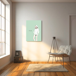 Foto 【シンプルイラスト】寿司娘ポスター Poster GenerativeAI