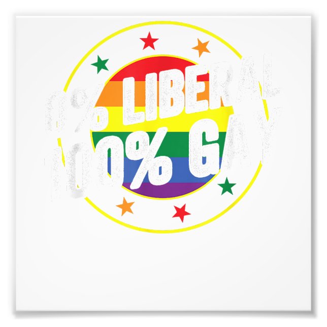Foto 0 Gay Liberal 100 LGBT Design para Conservadores (Frente)