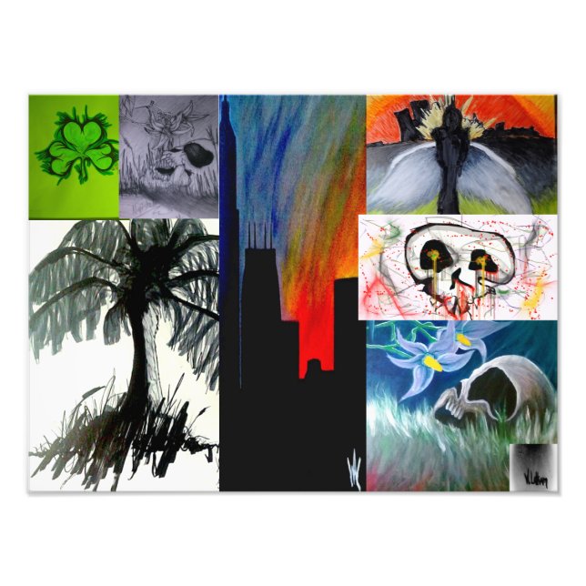 Foto 16" x 12", papel fotográfico de coleção de artista (Frente)