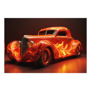 Foto 1950 é um hot Rod de 30 roadster personalizado