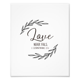 Foto 1 Corinthians 13:8, Amor nunca falha