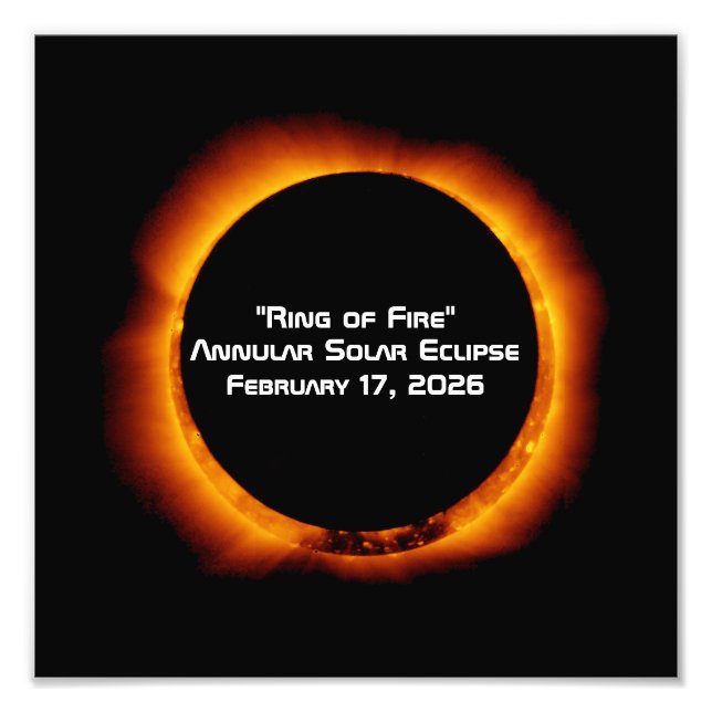 Foto 2026 Annular Ring of Fire Solar Eclipse (Frente)