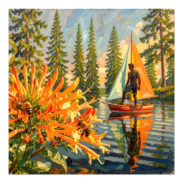 Foto 27.03" x 27.03" Sailing Away